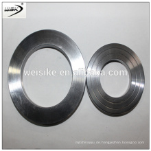 Weiske Structured metal ss flache ovale Ringdichtung